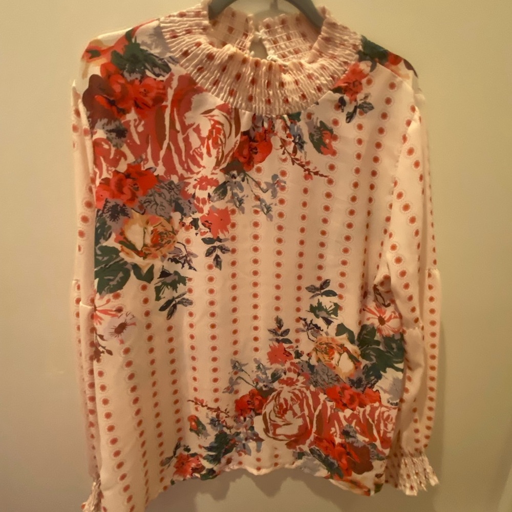 Boutique blouse floral xxl